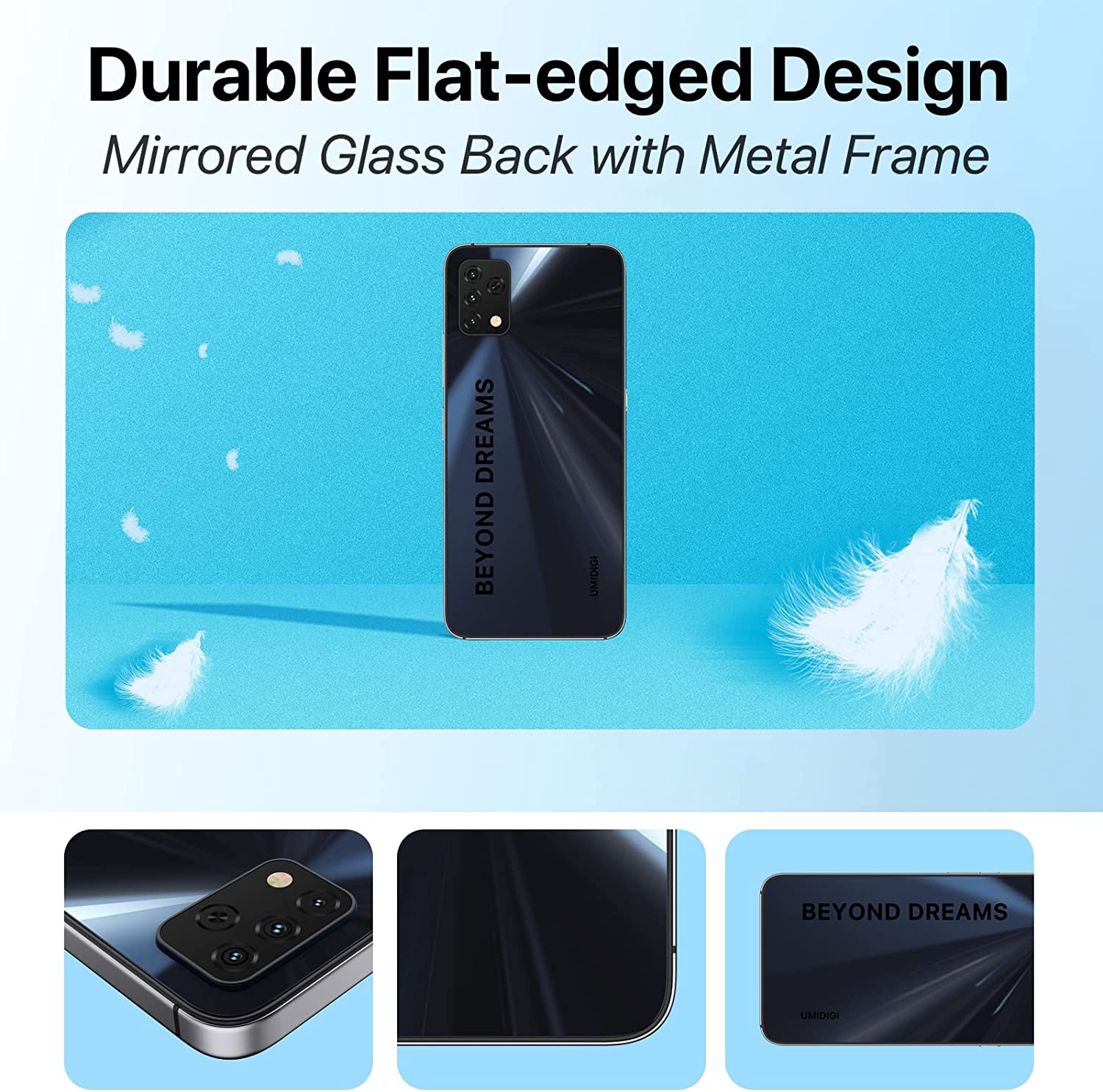 UMIDIGI A11S Unlocked Cell Phone, 6.53" FHD Full View Screen, 5150mAh Battery Android 11 Smartphone with Dual SIM (4G LTE) - Image 3